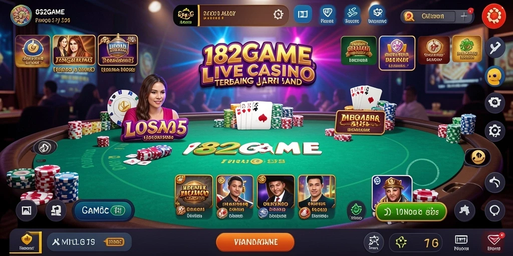 Gameplay Live Casino yang mendebarkan dan interaktif.