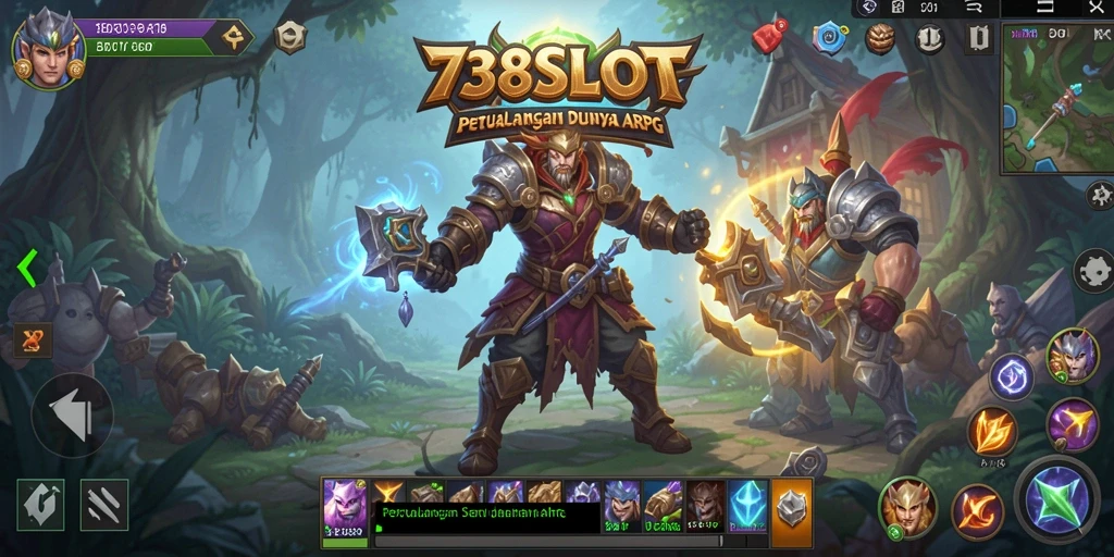 Tampilan gameplay seru dan menantang dari 738SLOT.