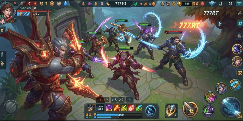 Tampilan gameplay dinamis di 777RT yang mengesankan.