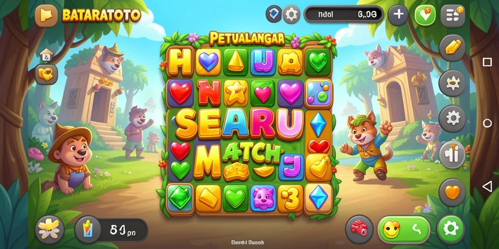 Tangkapan layar yang menunjukkan gameplay seru dalam BATARATOTO.