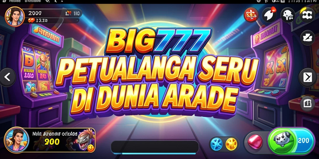 Tampilan gameplay BIG777 yang mendebarkan dan penuh warna.