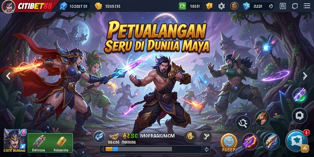 Screenshot CITIBET88 menampilkan petualangan seru dan tantangan menarik.