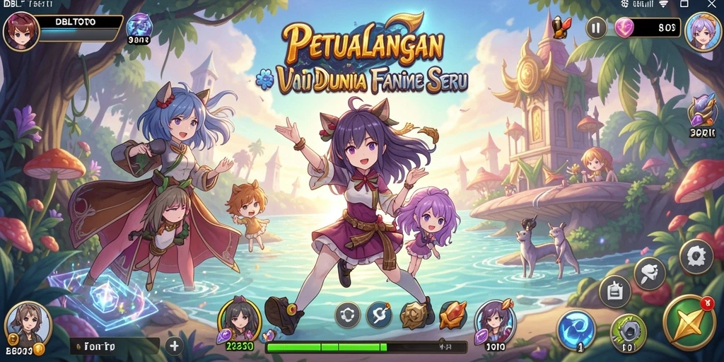 Tangkapan layar <strong>DBLTOTO</strong> menampilkan karakter anime dalam pertempuran seru.