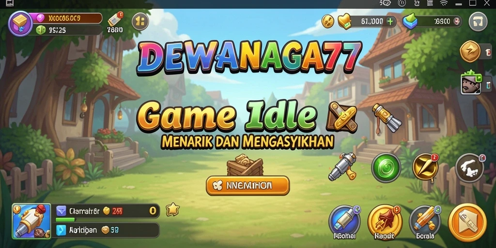 Tampilan gameplay menarik dari DEWANAGA77 dengan elemen Idle.