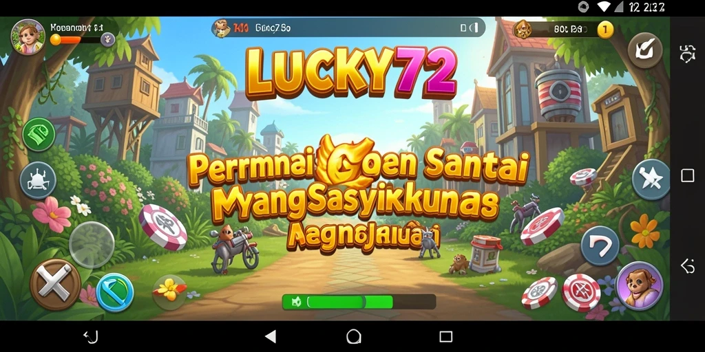 Tampilan gameplay menarik dari LUCKY72 yang menyenangkan.