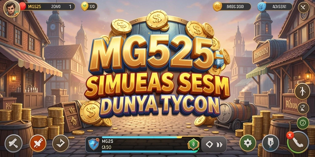 Tampak gameplay MG525 yang penuh aksi dalam dunia Tycoon.