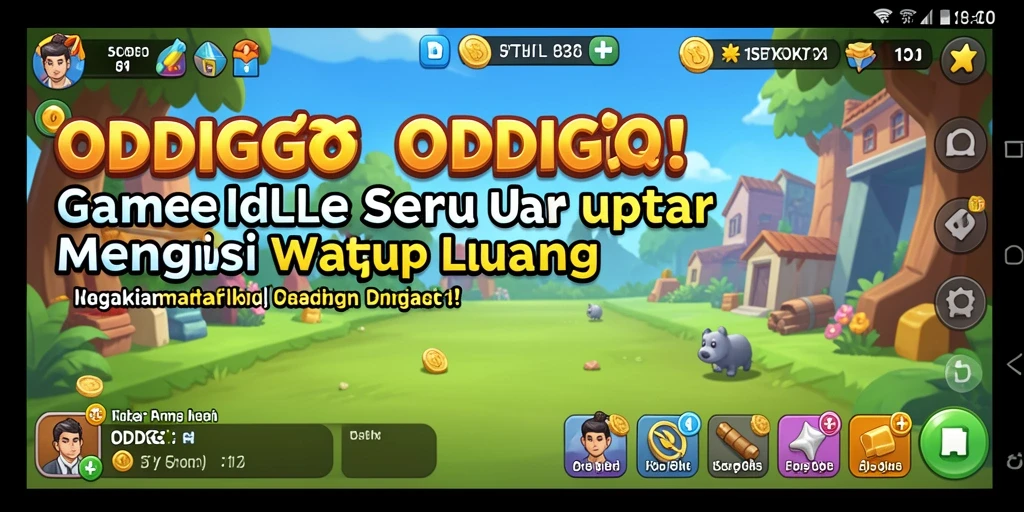 Menampilkan gameplay Idle yang menarik dari ODDIGO.