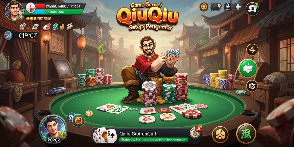 Tampilan menarik selama gameplay QiuQiu di PCPC7.