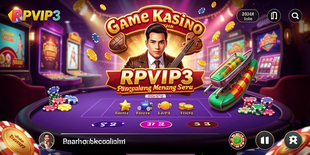 Tampilan menarik dari gameplay seru RPVIP3 dalam Kasino.