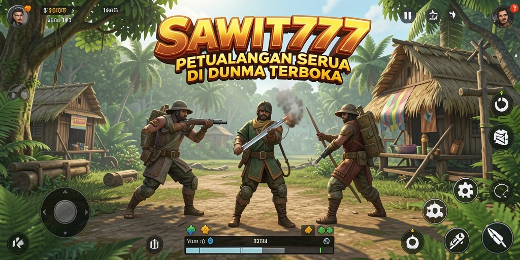 Screenshot gameplay SAWIT777 yang menunjukkan eksplorasi dunia terbuka.