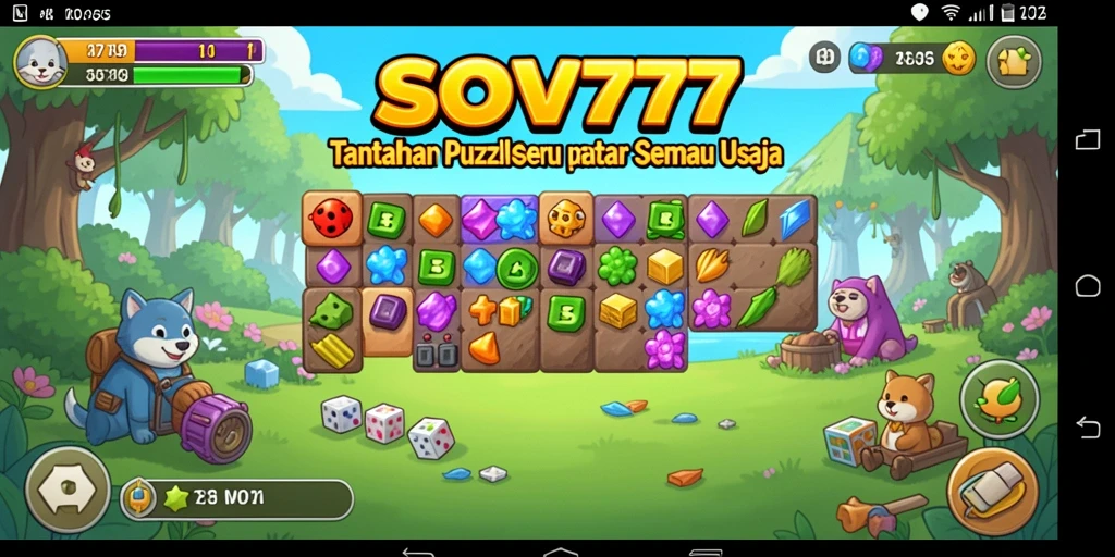 Gameplay menantang dalam SOV777 yang menguji kecerdasan pemain.