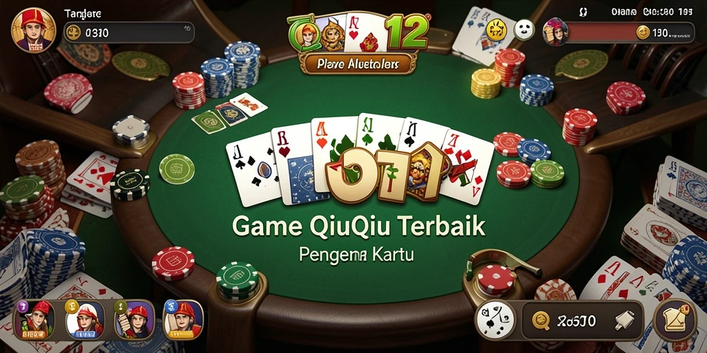 Screenshot gameplay TOTO12 menunjukkan tindakan seru dalam permainan QiuQiu.