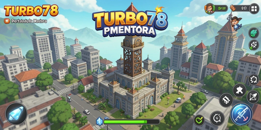 Tangkapan layar menampilkan aksi seru dari gameplay Tower Defense.