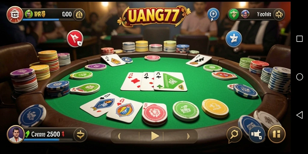 Tampilan gameplay UANG77 yang menarik dan interaktif.