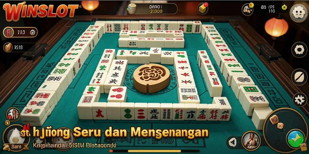 Tampilan gameplay WINSLOT yang menarik dan seru saat bermain Mahjong.